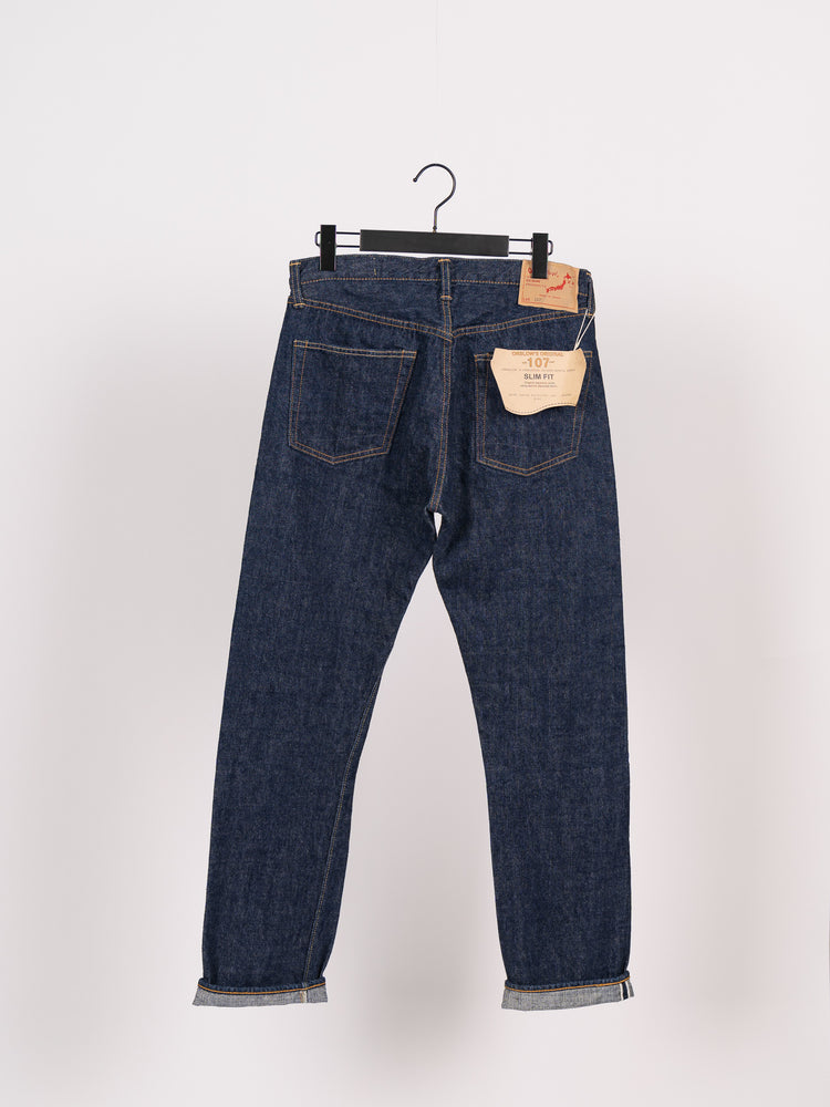 
                
                    Load image into Gallery viewer, orSlow 107 Ivy Fit Selvedge Denim（一洗）
                
            