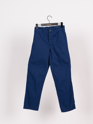 orSlow French Work Pants (Unisex) (BLUE)