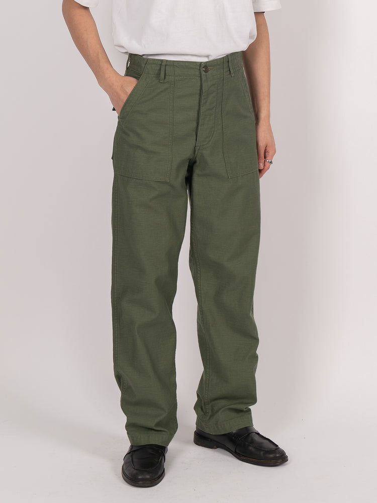 orSlow Men's US Army Fatigue Pants（綠色）