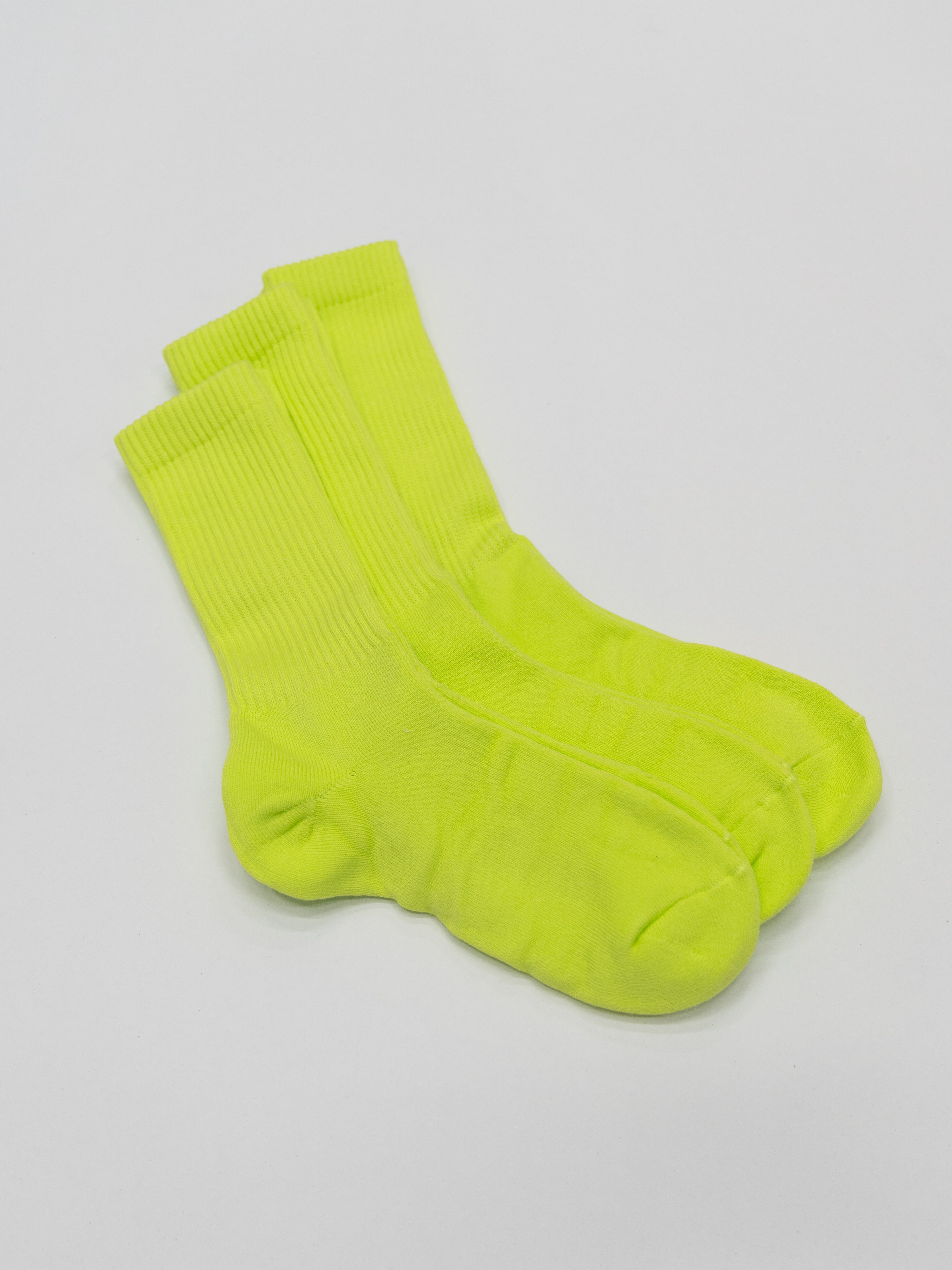 FreshService Original 3-Pack Socks（螢光黃色）