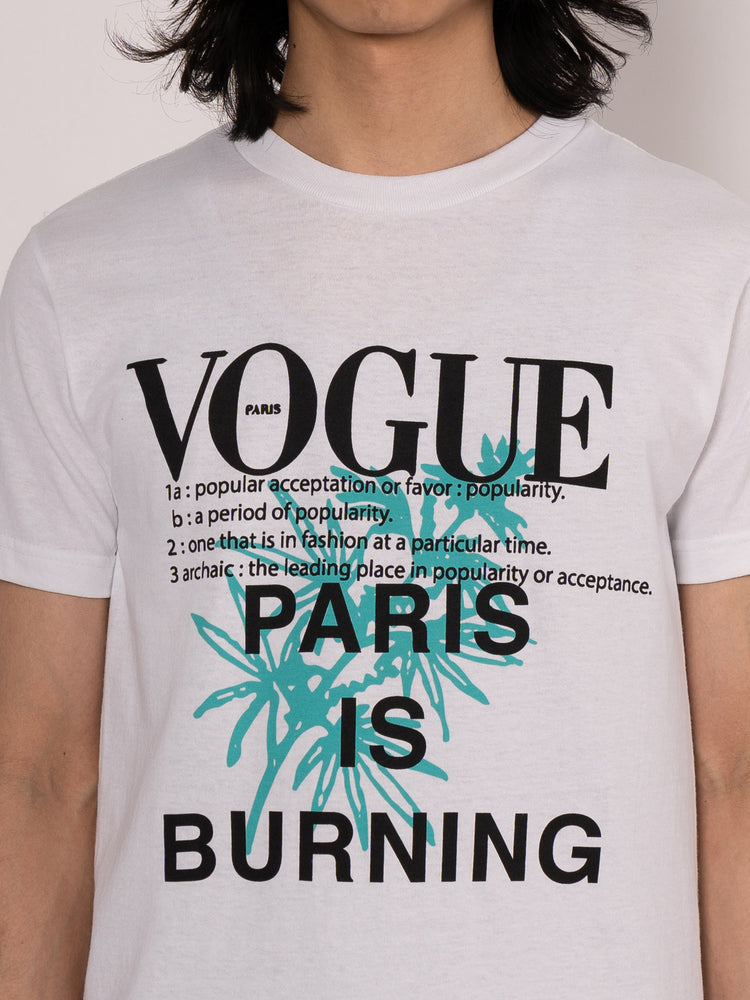 PRMTVO "Paris is Burning" T-Shirt（白色）