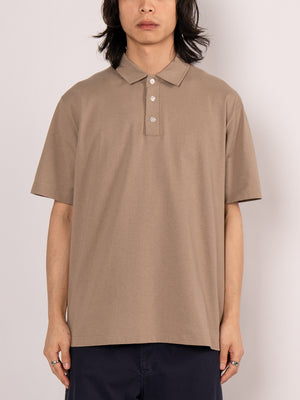 
                
                    Load image into Gallery viewer, Healthknit Functional Fabric Short Sleeve Polo Shirt (Beige)
                
            
