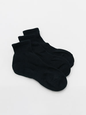 
                
                    Load image into Gallery viewer, FreshService Original 3-Pack Short Socks (Black)
                
            