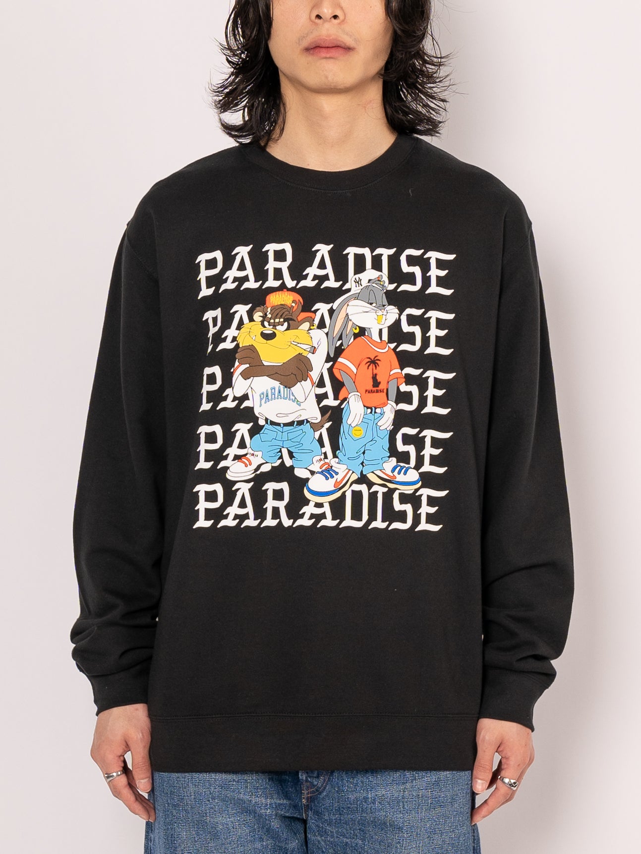 PARADISE NYC Kris Kross Crew (黑色)
