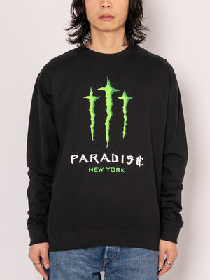
                
                    Load image into Gallery viewer, PARADISE NYC Monster Paradise Crew（黑色）
                
            