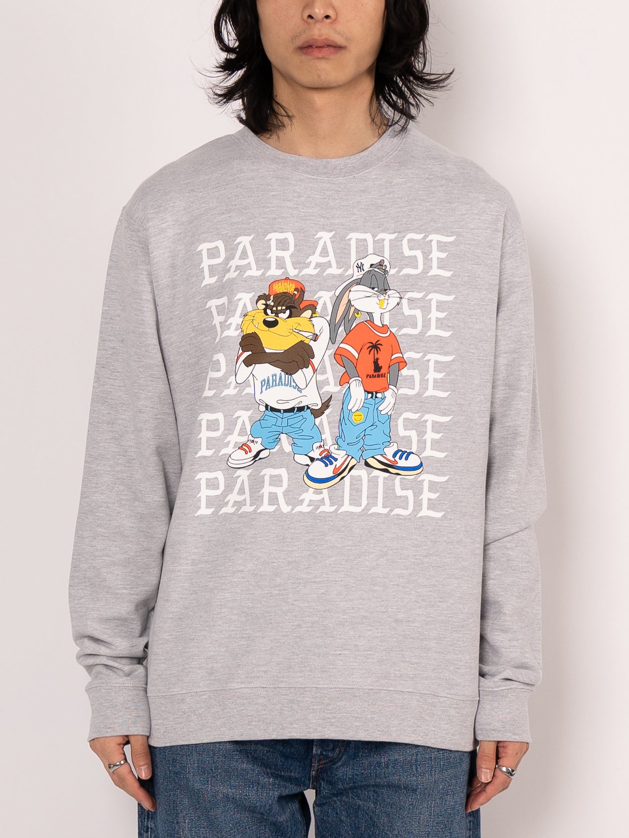 PARADISE NYC Kris Kross Crew (灰色)