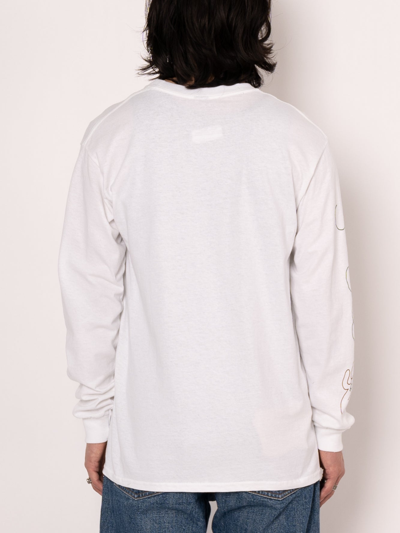 PLAYDUDE Technical Difficulties Long-Sleeve Tee (White)