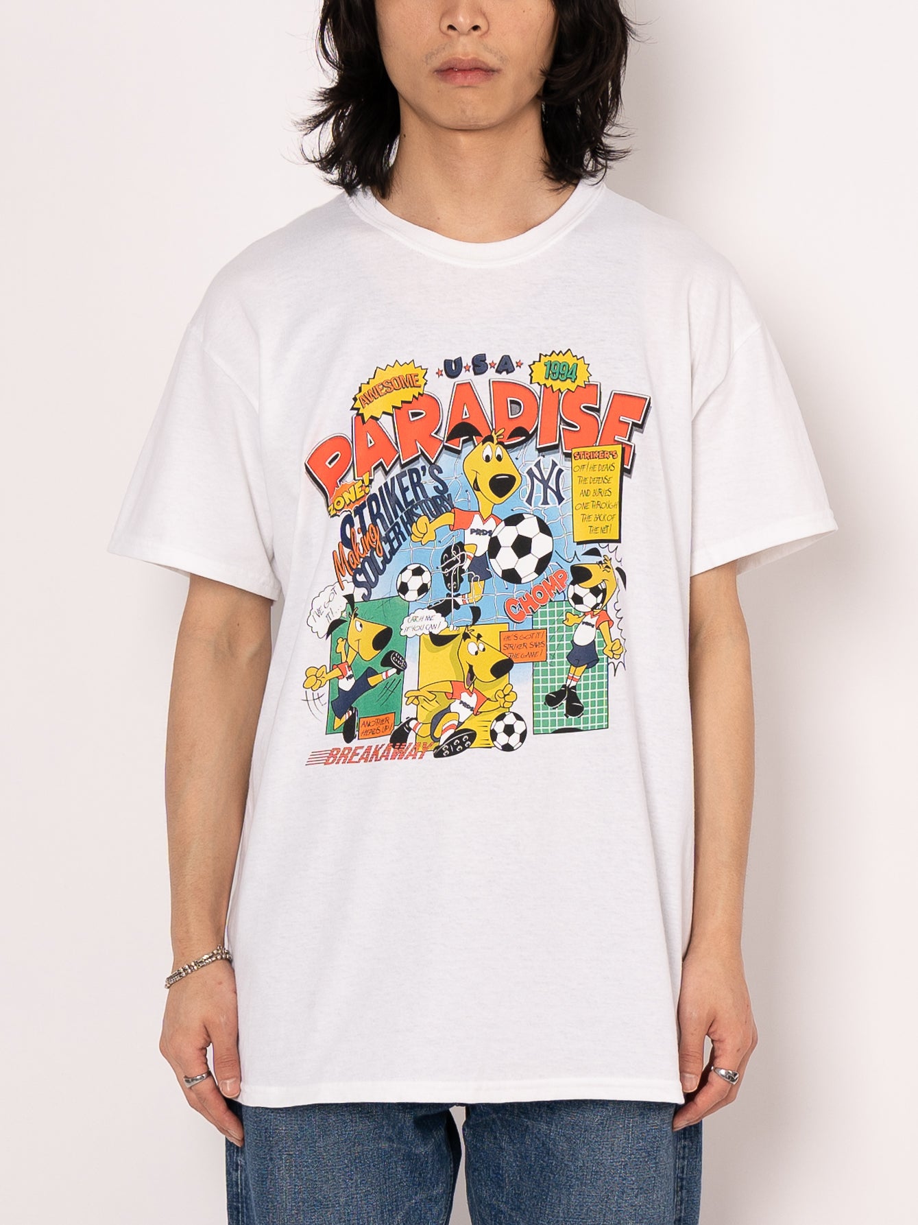 PARADISE NYC Paradise Pup SS Tee (White)