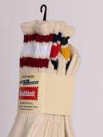 Healthknit Classic Color Scheme 3-Line 3P Socks (Multicolor)