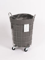 FreshService Laundry Round Basket (Gray)