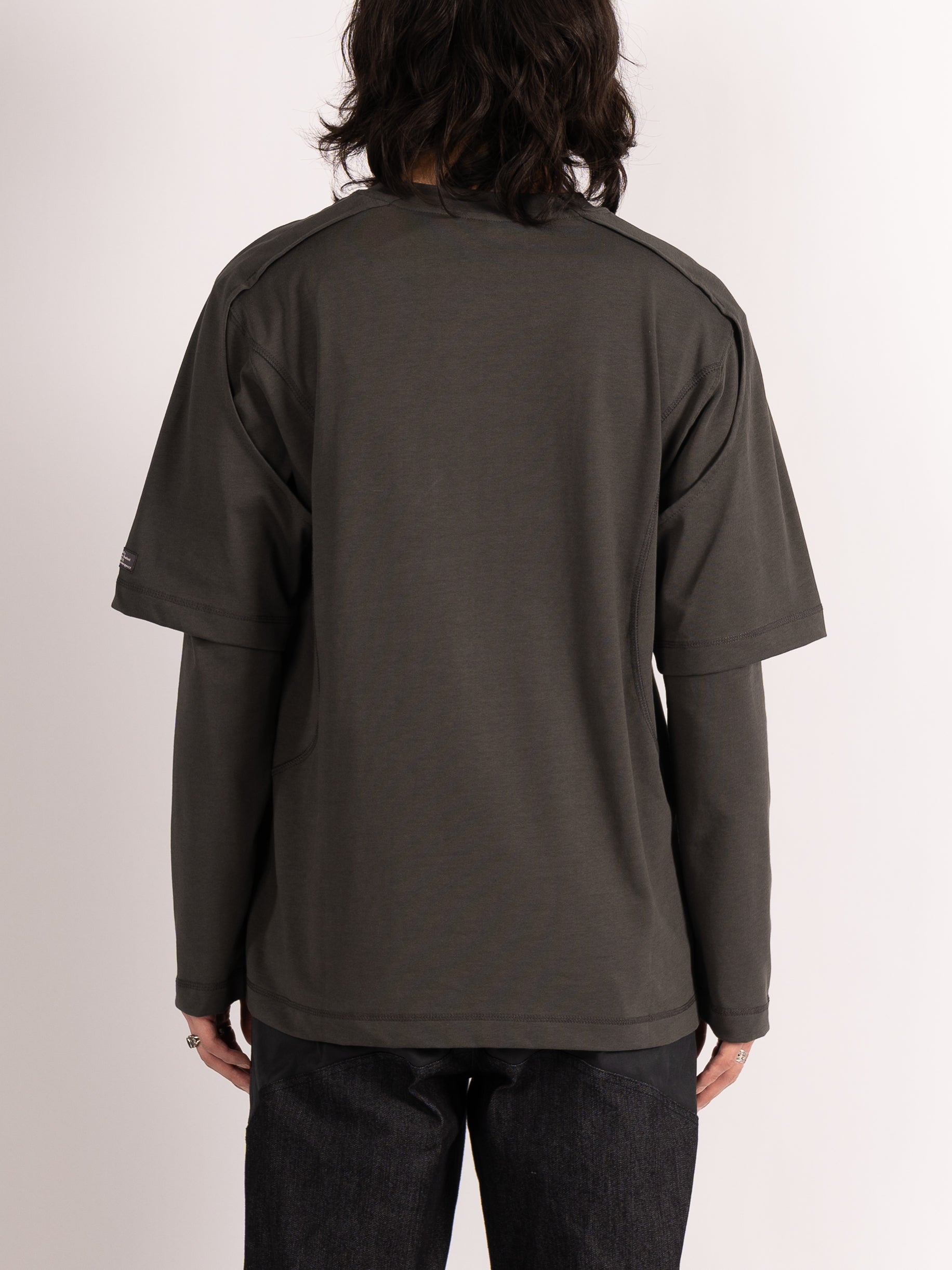 AFFXWRKS Dual Sleeve T-shirt (Soft Black) | COMRADEHK