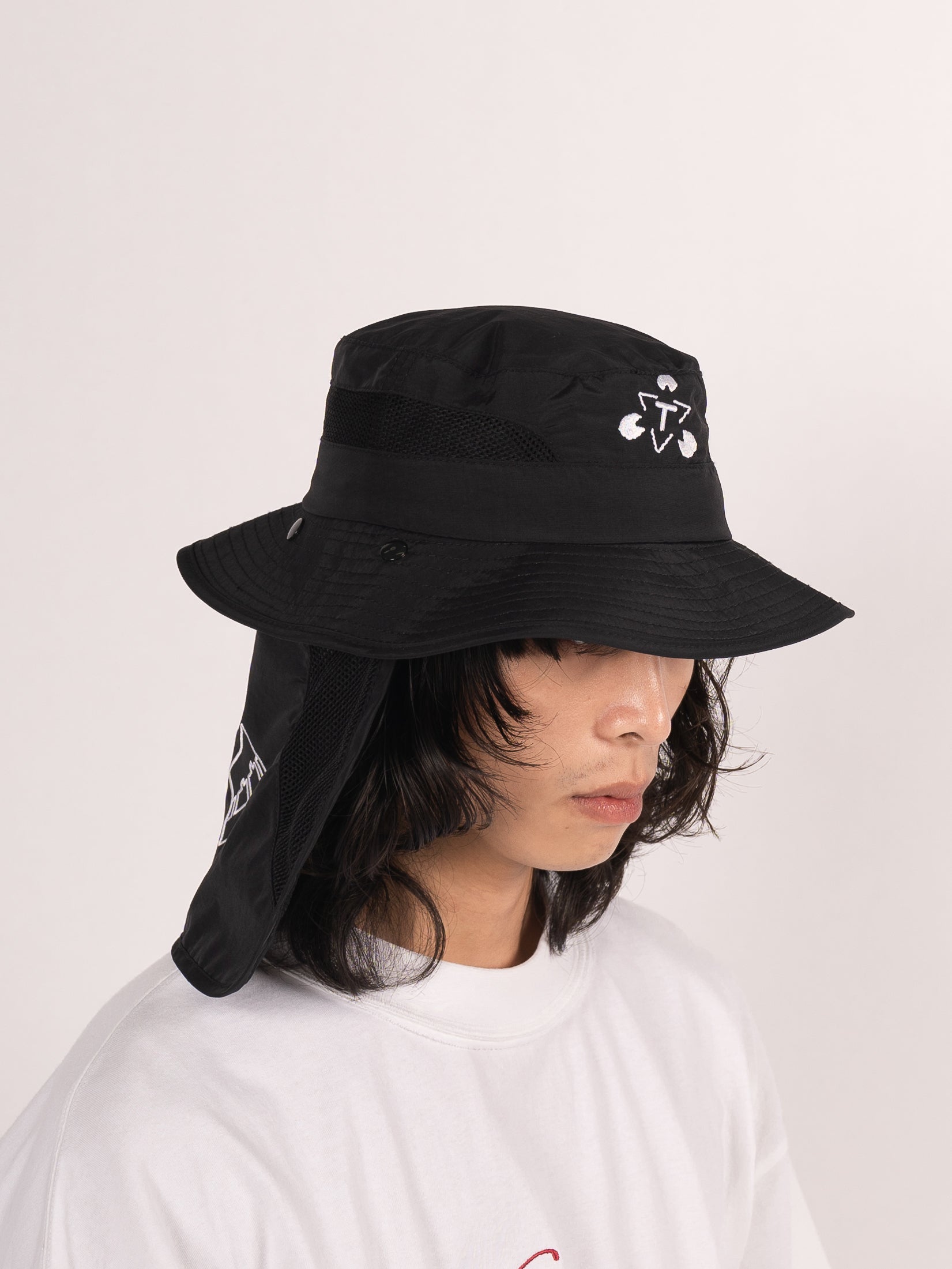 The Trilogy Tapes TTT 沙灘漁夫帽（黑色）