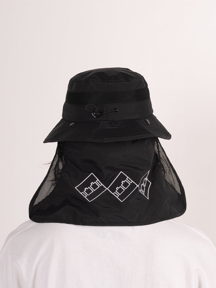 The Trilogy Tapes TTT Beach Bucket Hat (Black)
