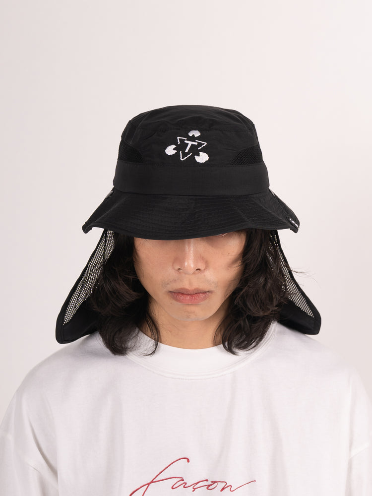 The Trilogy Tapes TTT Beach Bucket Hat (Black)