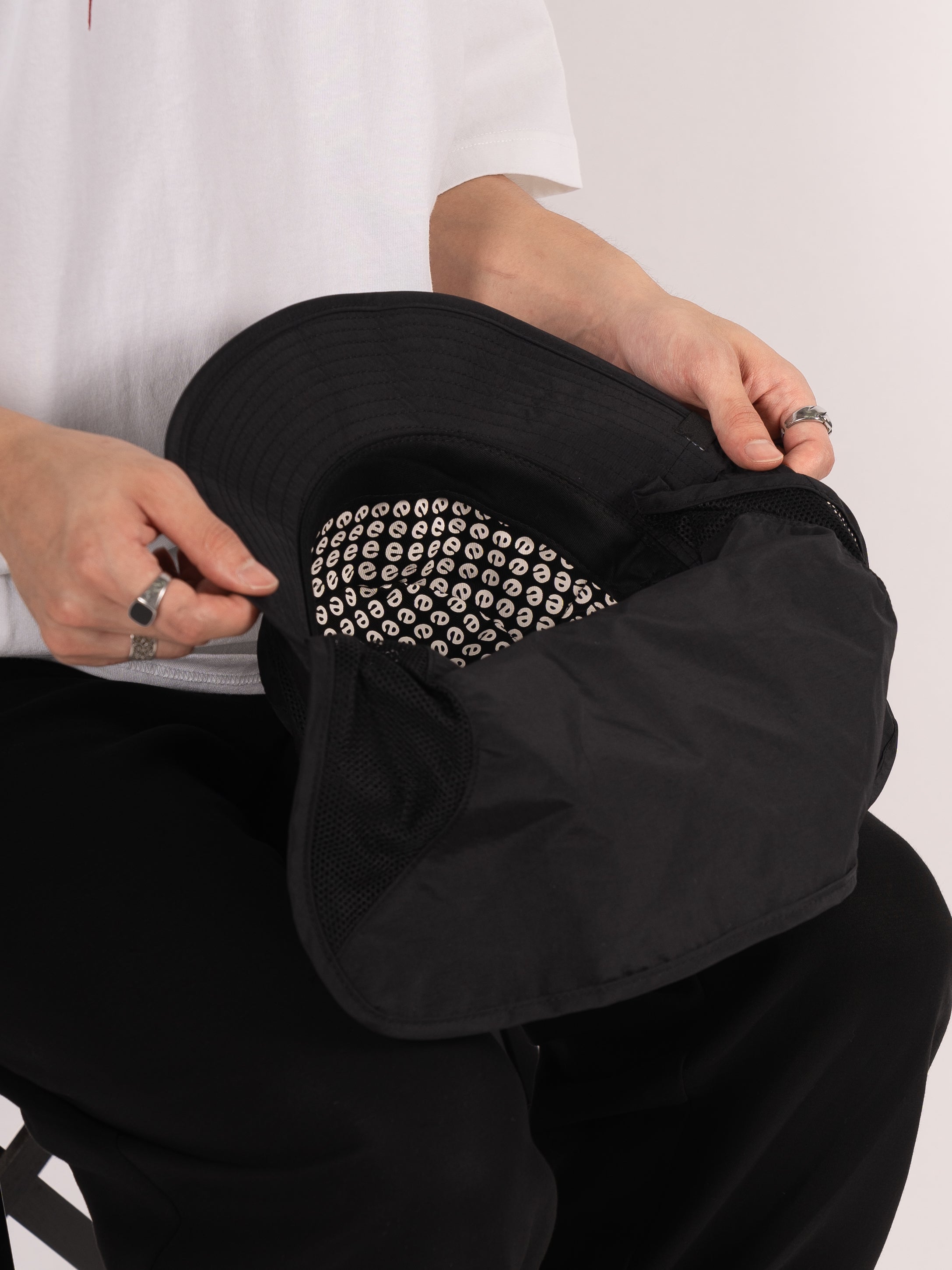 The Trilogy Tapes TTT Beach Bucket Hat (Black)