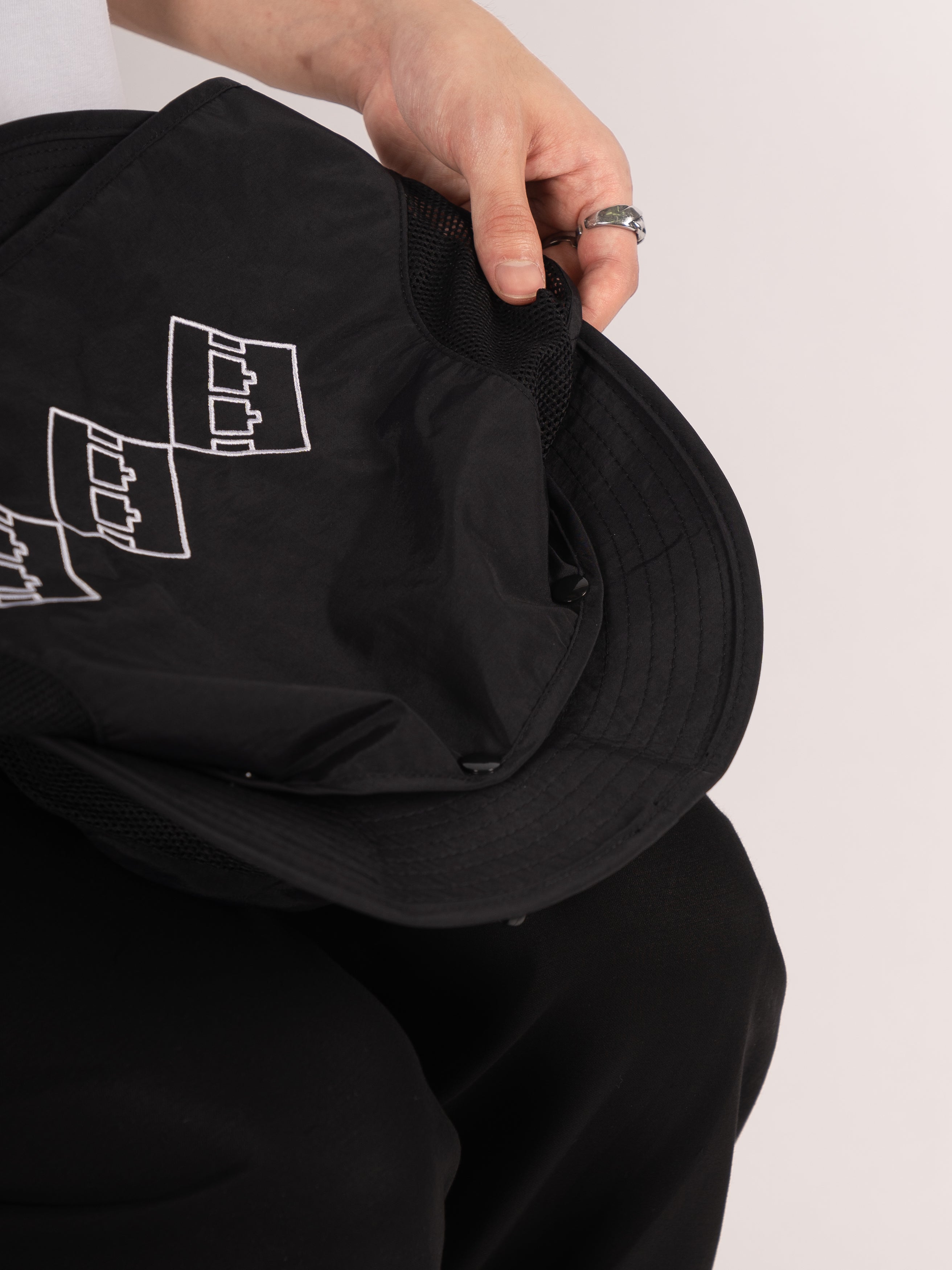 The Trilogy Tapes TTT Beach Bucket Hat (Black)