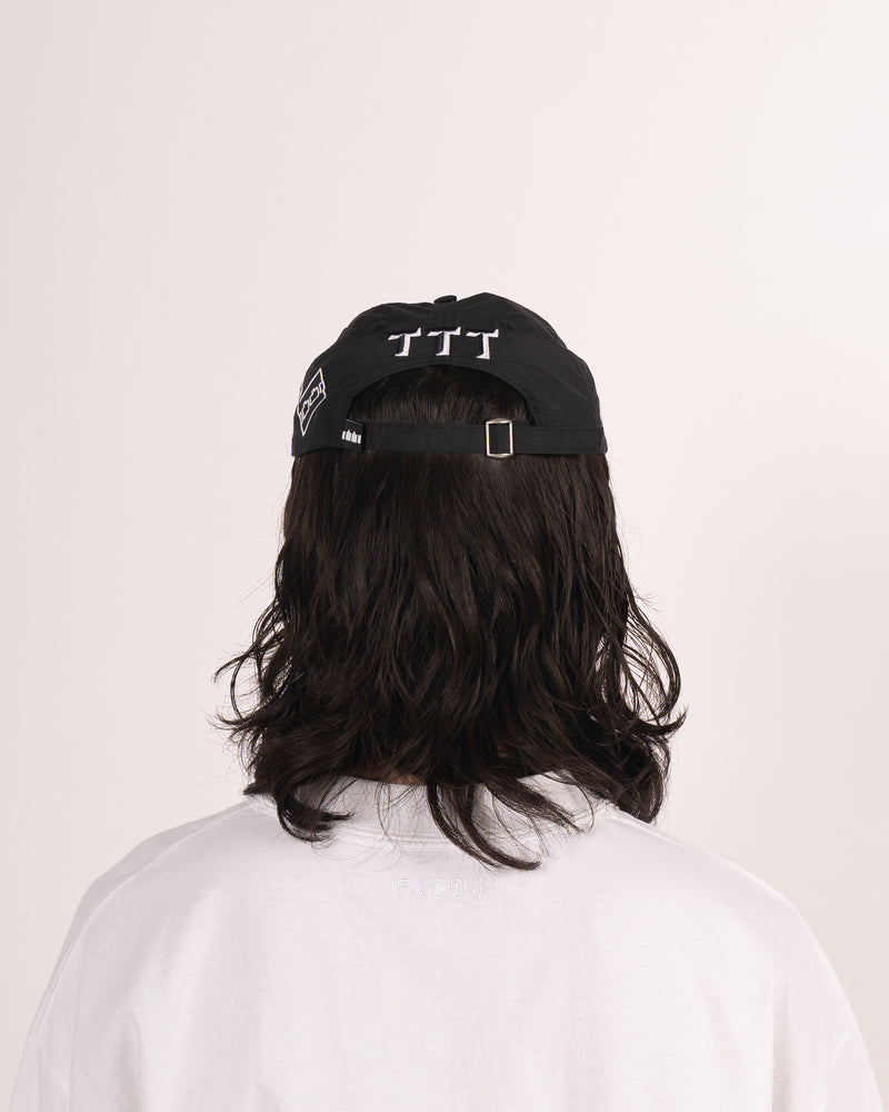 The Trilogy Tapes TTT Multi Logo Baseball Cap (Black)
