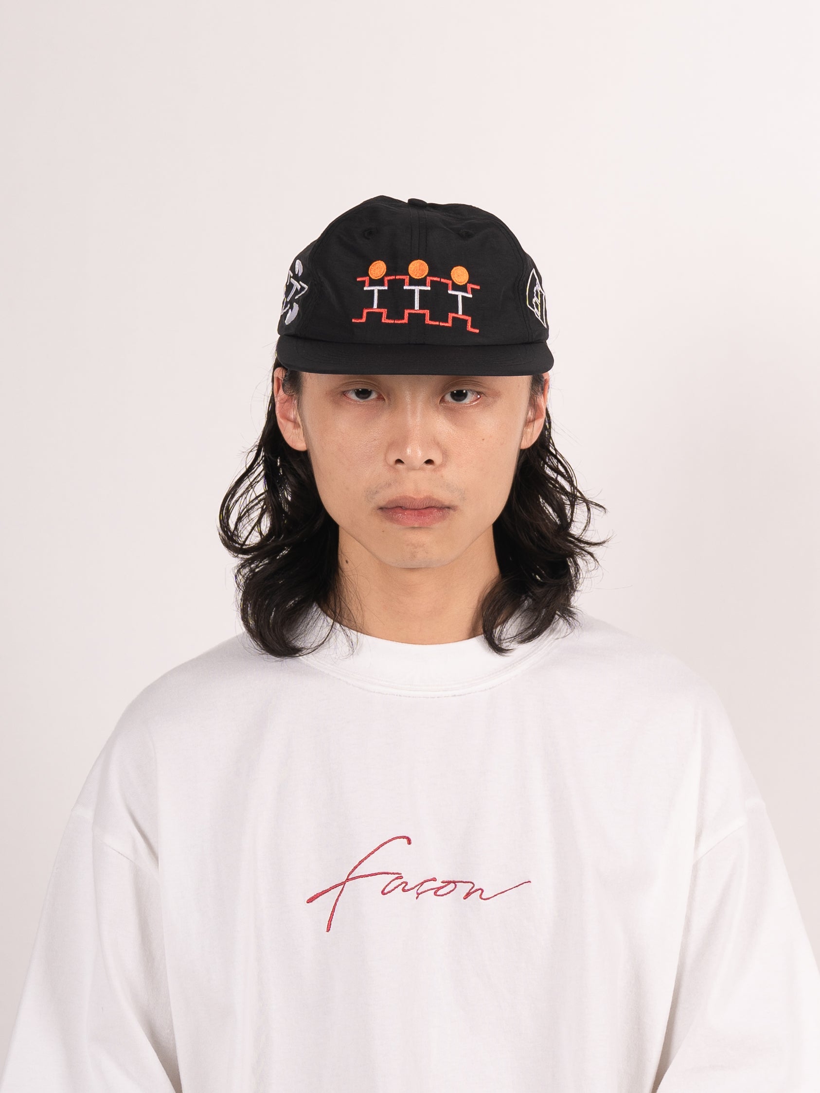 The Trilogy Tapes TTT Multi Logo Baseball Cap (Black)