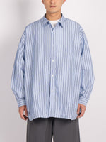 FreshService Corporate Blue Stripe Regular Collar Shirt (Blue Ivy Stripe)