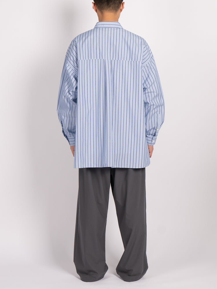 
                
                    Load image into Gallery viewer, FreshService Corporate Blue Stripe Regular Collar Shirt (Blue Ivy Stripe)
                
            