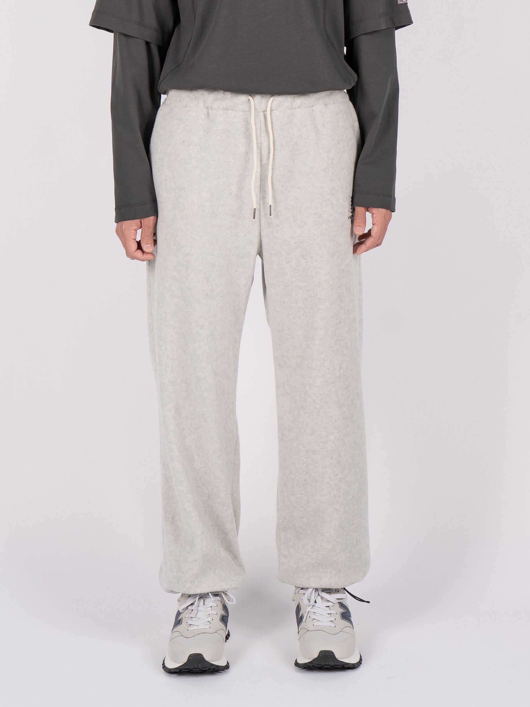 CONICHIWA bonjour Fleece Soft Pants (Ash)