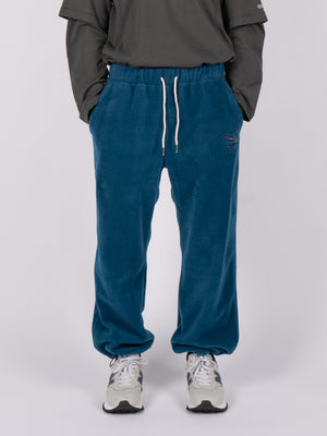 CONICHIWA bonjour Fleece Soft Pants (Blue Green)