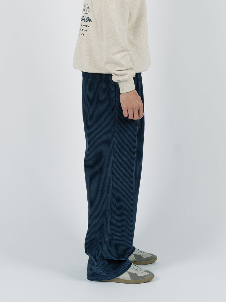 
                
                    Load image into Gallery viewer, CONICHIWA bonjour Cb Wide Corduroy Pants (Navy)
                
            