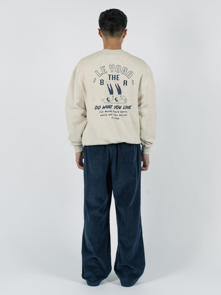 CONICHIWA bonjour Cb Wide Corduroy Pants (Navy)